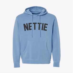 Nettie West Virginia Classic Curve Pigment-Dyed Hoodie