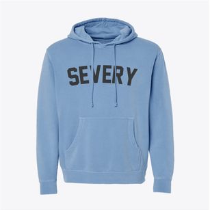 Severy Kansas Classic Curve Pigment-Dyed Hoodie
