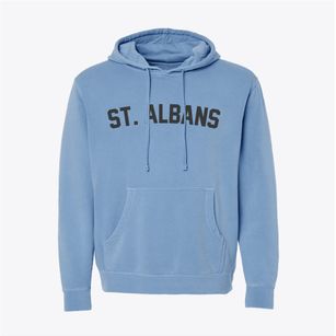 St. Albans West Virginia Classic Curve Pigment-Dyed Hoodie