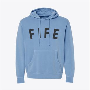 Fife Washington Classic Curve Pigment-Dyed Hoodie
