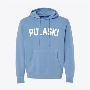 Pulaski Wisconsin Classic Curve Pigment-Dyed Hoodie