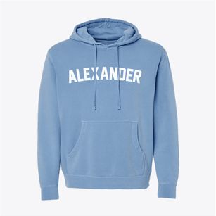 Alexander New York Classic Curve Pigment-Dyed Hoodie