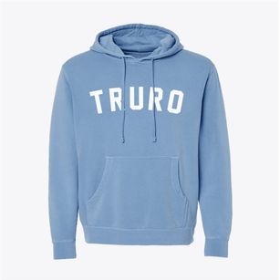 Truro Massachusetts Classic Curve Pigment-Dyed Hoodie