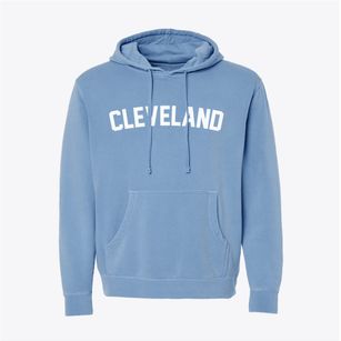 Cleveland Ohio Classic Curve Pigment-Dyed Hoodie