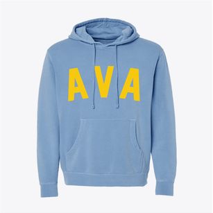 Ava Missouri Classic Curve Pigment-Dyed Hoodie