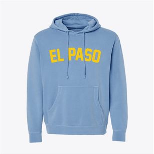 El Paso Texas Classic Curve Pigment-Dyed Hoodie