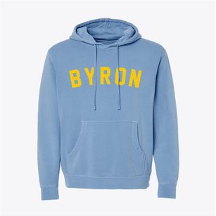 Byron Wyoming Classic Curve Pigment-Dyed Hoodie