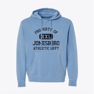 Jonesboro Louisiana Athletic Dept Pigment-Dyed Hoodie