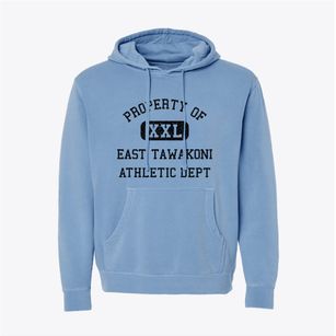 East Tawakoni Texas Athletic Dept Pigment-Dyed Hoodie