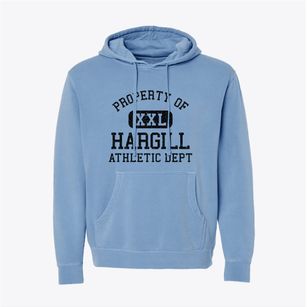 Hargill Texas Athletic Dept Pigment-Dyed Hoodie