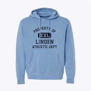 Linden Iowa Athletic Dept Pigment-Dyed Hoodie