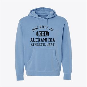 Alexandria Nebraska Athletic Dept Pigment-Dyed Hoodie
