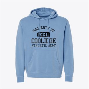 Coolidge Kansas Athletic Dept Pigment-Dyed Hoodie