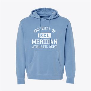 Meridian Mississippi Athletic Dept Pigment-Dyed Hoodie
