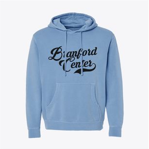 Branford Center Connecticut Vintage Team Pigment-Dyed Hoodie
