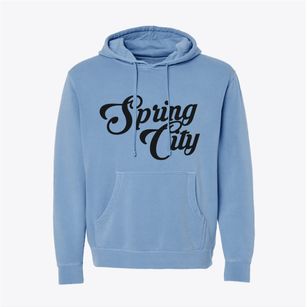 Spring City Pennsylvania Vintage Team Pigment-Dyed Hoodie