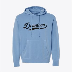 Dennison Ohio Vintage Team Pigment-Dyed Hoodie
