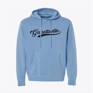 Garrettsville Ohio Vintage Team Pigment-Dyed Hoodie