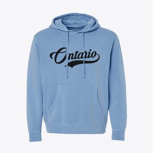 Ontario California Vintage Team Pigment-Dyed Hoodie