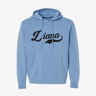 Diana New York Vintage Team Pigment-Dyed Hoodie