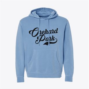 Orchard Park New York Vintage Team Pigment-Dyed Hoodie