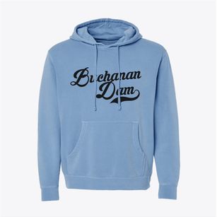Buchanan Dam Texas Vintage Team Pigment-Dyed Hoodie