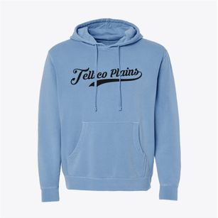Tellico Plains Tennessee Vintage Team Pigment-Dyed Hoodie