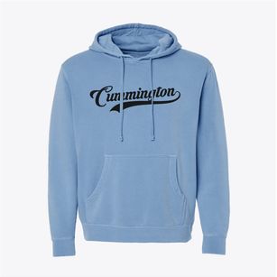 Cummington Massachusetts Vintage Team Pigment-Dyed Hoodie