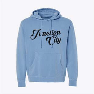 Junction City Ohio Vintage Team Pigment-Dyed Hoodie