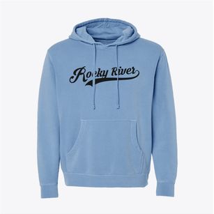 Rocky River Ohio Vintage Team Pigment-Dyed Hoodie