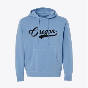 Oregon Ohio Vintage Team Pigment-Dyed Hoodie