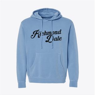 Richmond Dale Ohio Vintage Team Pigment-Dyed Hoodie