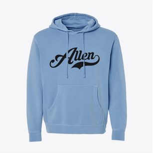 Allen Nebraska Vintage Team Pigment-Dyed Hoodie