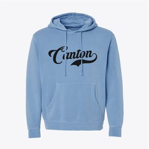 Canton Minnesota Vintage Team Pigment-Dyed Hoodie