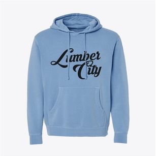 Lumber City Pennsylvania Vintage Team Pigment-Dyed Hoodie