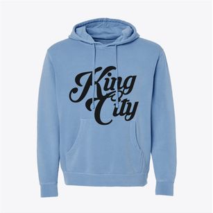King City California Vintage Team Pigment-Dyed Hoodie