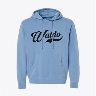 Waldo Kansas Vintage Team Pigment-Dyed Hoodie