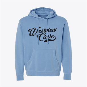 Westview Circle Wyoming Vintage Team Pigment-Dyed Hoodie