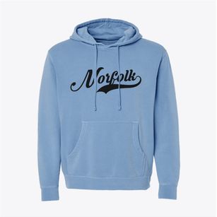 Norfolk Massachusetts Vintage Team Pigment-Dyed Hoodie