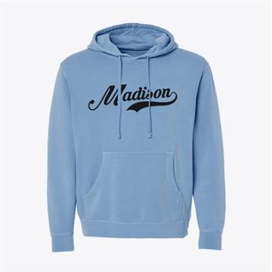 Madison Wisconsin Vintage Team Pigment-Dyed Hoodie