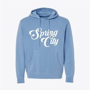 Spring City Tennessee Vintage Team Pigment-Dyed Hoodie
