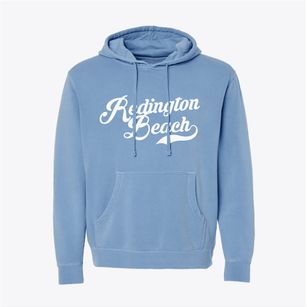 Redington Beach Florida Vintage Team Pigment-Dyed Hoodie
