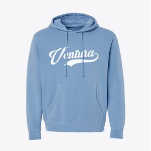 Ventura Iowa Vintage Team Pigment-Dyed Hoodie