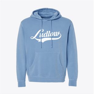 Ludlow Massachusetts Vintage Team Pigment-Dyed Hoodie