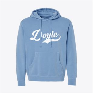 Doyle Wisconsin Vintage Team Pigment-Dyed Hoodie