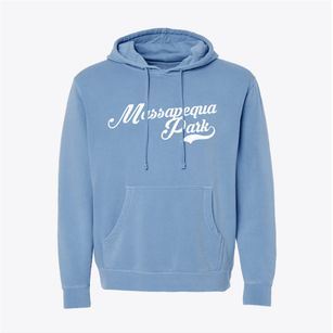 Massapequa Park New York Vintage Team Pigment-Dyed Hoodie