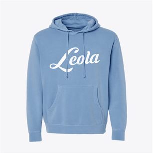 Leola Wisconsin Vintage Team Pigment-Dyed Hoodie