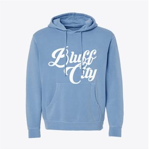 Bluff City Kansas Vintage Team Pigment-Dyed Hoodie