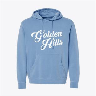 Golden Hills California Vintage Team Pigment-Dyed Hoodie