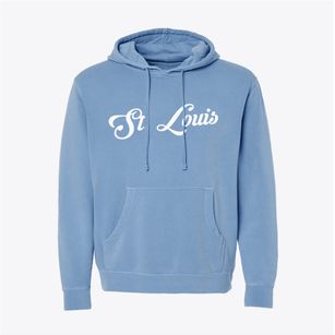 St. Louis Michigan Vintage Team Pigment-Dyed Hoodie